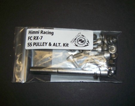 Himni SS PULLEY & ALT. Nut & Bolt Kit, 86-91 Mazda RX-7 - Click Image to Close